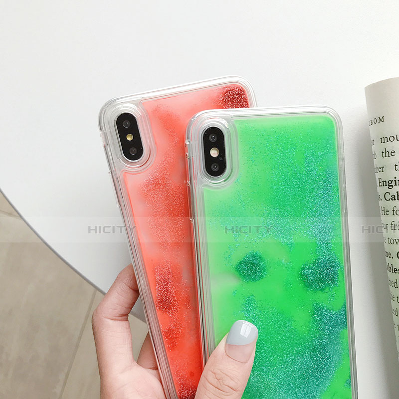 Custodia Silicone Trasparente Ultra Sottile Cover Fiori Z03 per Apple iPhone Xs Max