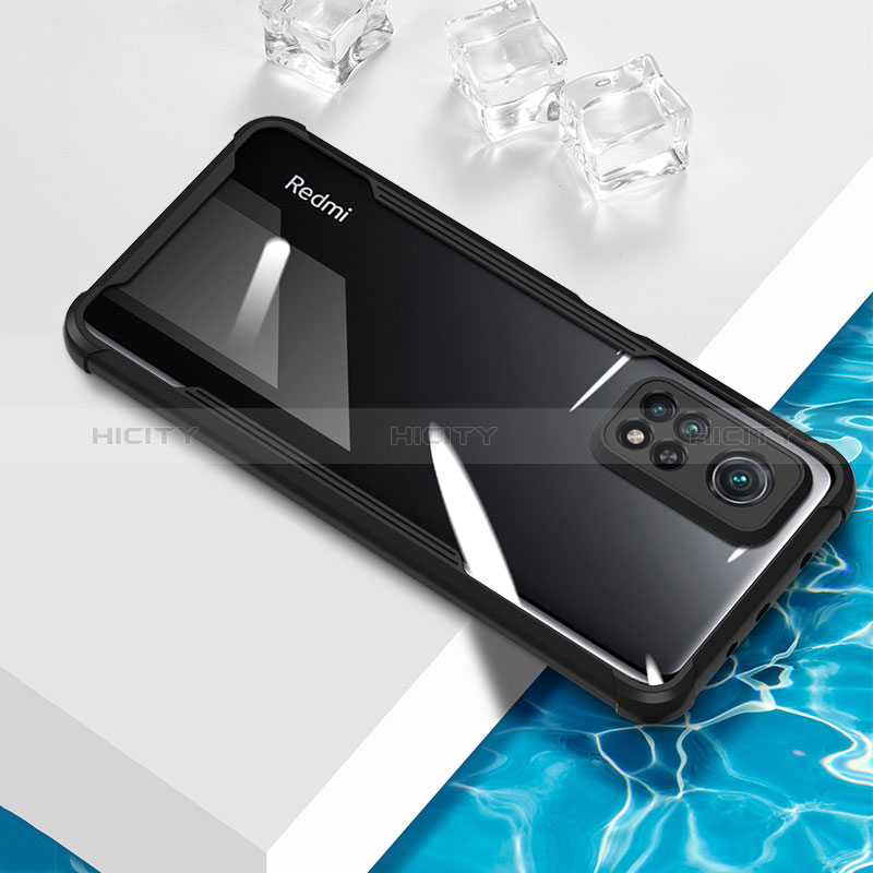 Custodia Silicone Trasparente Ultra Sottile Cover Morbida BH1 per Xiaomi Redmi Note 11 Pro 5G Nero