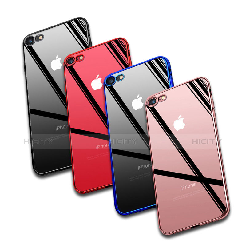 Custodia Silicone Trasparente Ultra Sottile Cover Morbida C02 per Apple iPhone 8