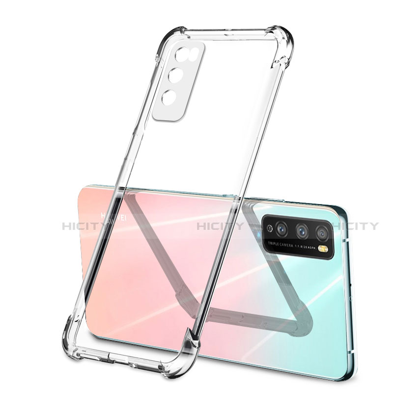 Custodia Silicone Trasparente Ultra Sottile Cover Morbida H01 per Huawei Enjoy 20 Pro 5G