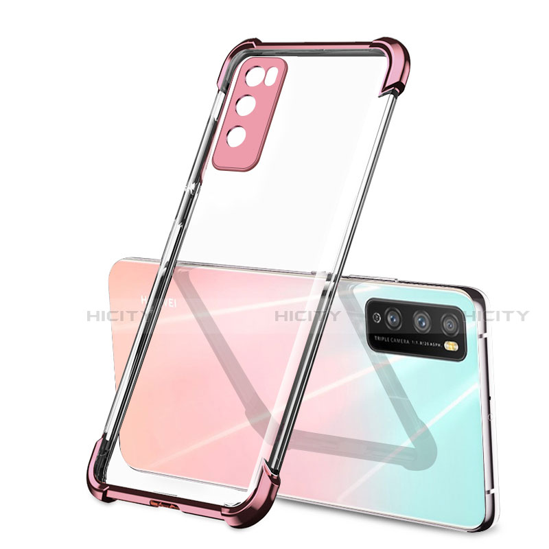 Custodia Silicone Trasparente Ultra Sottile Cover Morbida H01 per Huawei Enjoy 20 Pro 5G