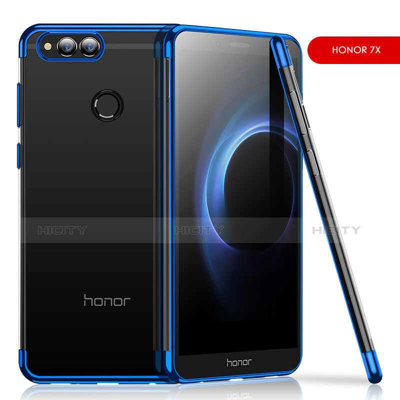 Custodia Silicone Trasparente Ultra Sottile Cover Morbida H01 per Huawei Honor Play 7X