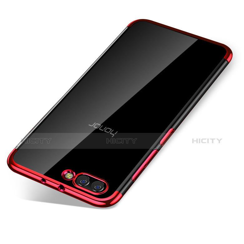 Custodia Silicone Trasparente Ultra Sottile Cover Morbida H01 per Huawei Honor V10