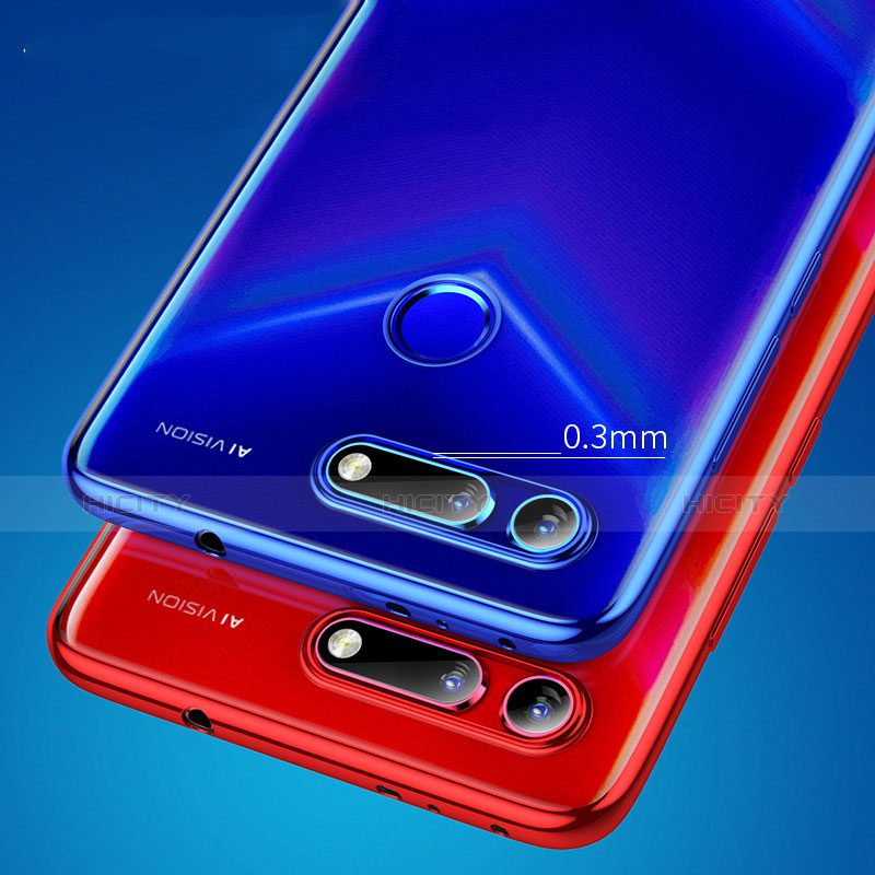 Custodia Silicone Trasparente Ultra Sottile Cover Morbida H01 per Huawei Honor View 20