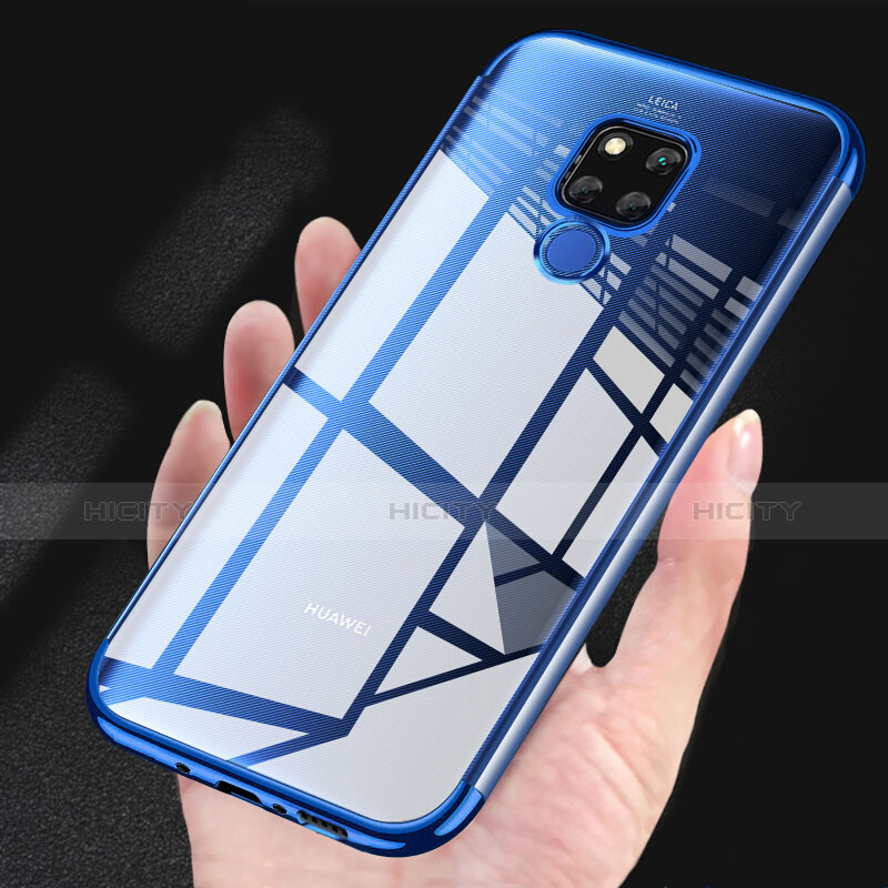 Custodia Silicone Trasparente Ultra Sottile Cover Morbida H01 per Huawei Mate 20 X