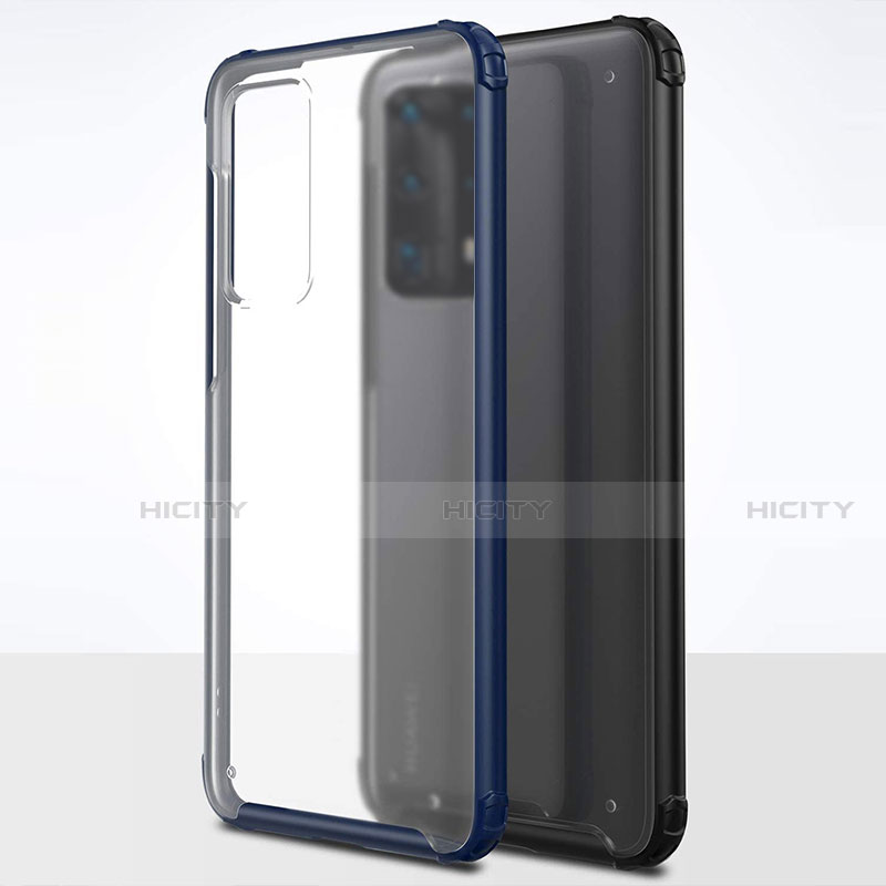 Custodia Silicone Trasparente Ultra Sottile Cover Morbida H01 per Huawei P40 Pro+ Plus