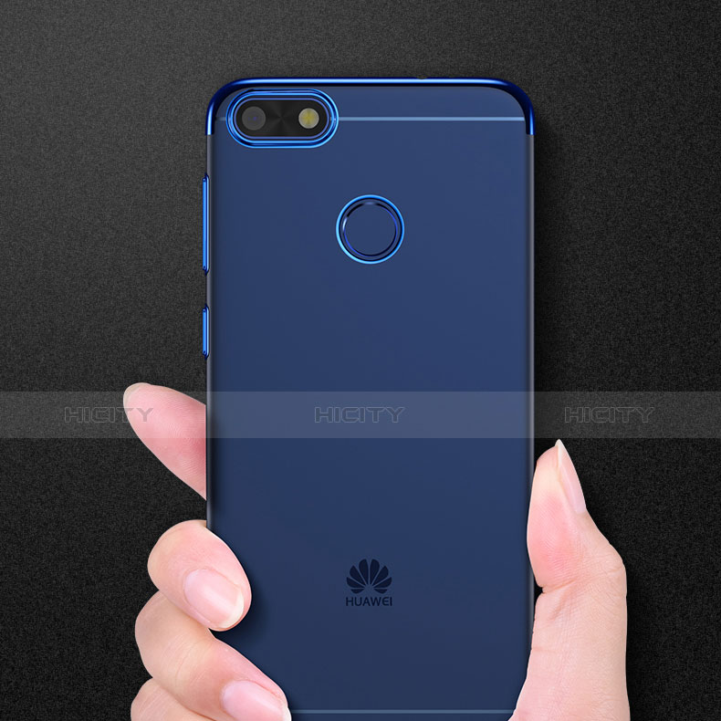 Custodia Silicone Trasparente Ultra Sottile Cover Morbida H01 per Huawei Y6 Pro (2017)