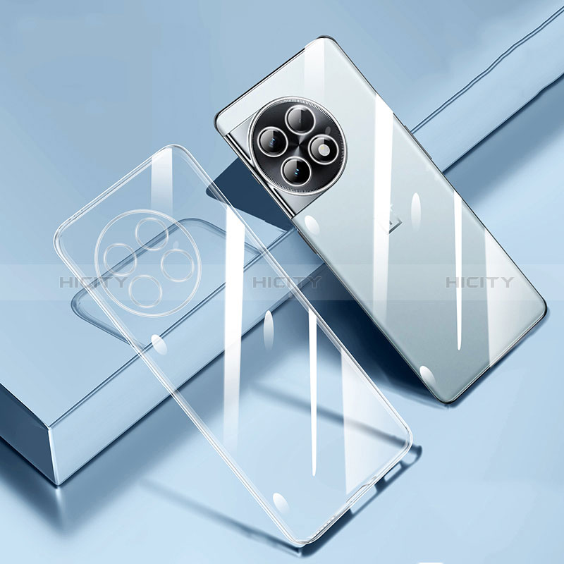 Custodia Silicone Trasparente Ultra Sottile Cover Morbida H01 per OnePlus 11R 5G Chiaro