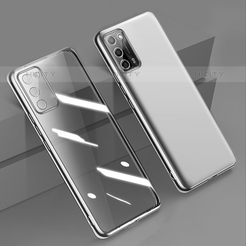 Custodia Silicone Trasparente Ultra Sottile Cover Morbida H01 per Oppo A53s 5G