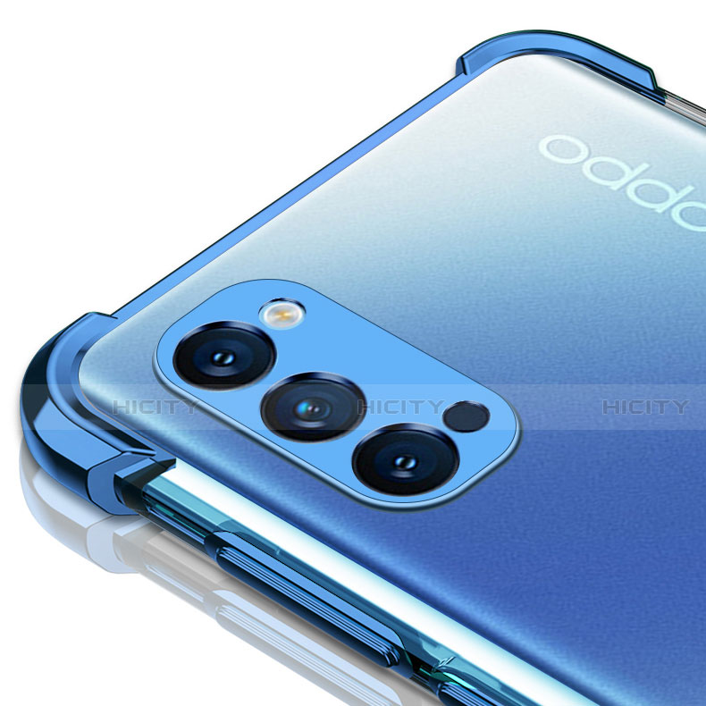 Custodia Silicone Trasparente Ultra Sottile Cover Morbida H01 per Oppo Reno4 Pro 5G