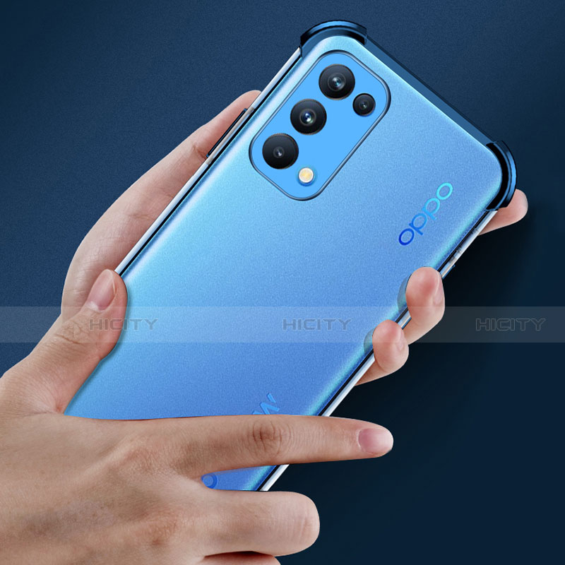 Custodia Silicone Trasparente Ultra Sottile Cover Morbida H01 per Oppo Reno5 Pro 5G