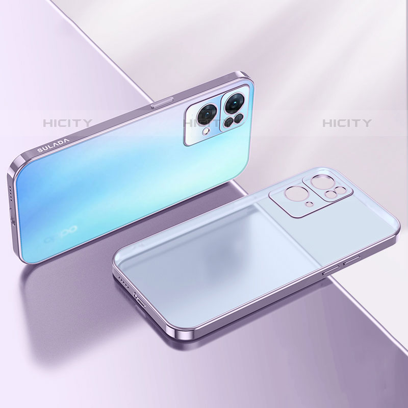 Custodia Silicone Trasparente Ultra Sottile Cover Morbida H01 per Oppo Reno7 Pro 5G