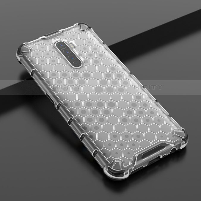 Custodia Silicone Trasparente Ultra Sottile Cover Morbida H01 per Realme X2 Pro Chiaro