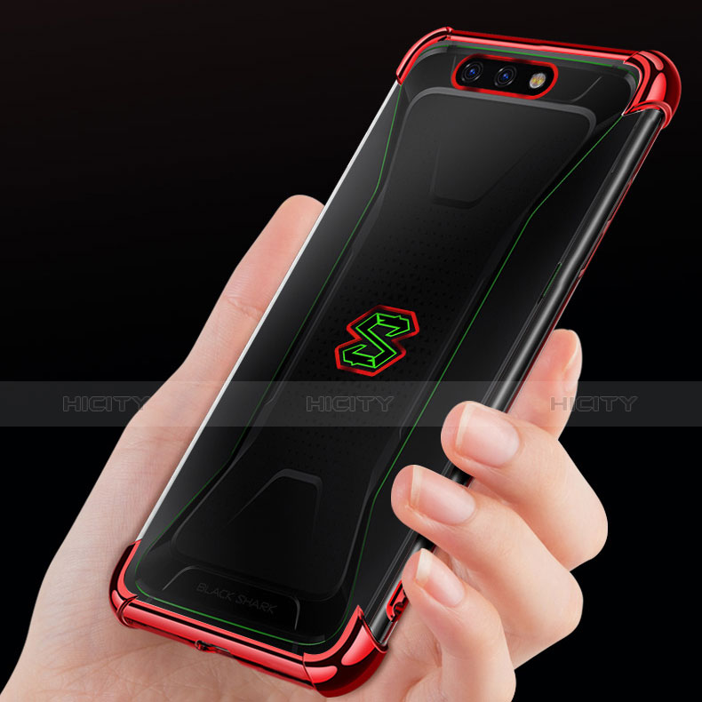 Custodia Silicone Trasparente Ultra Sottile Cover Morbida H01 per Xiaomi Black Shark