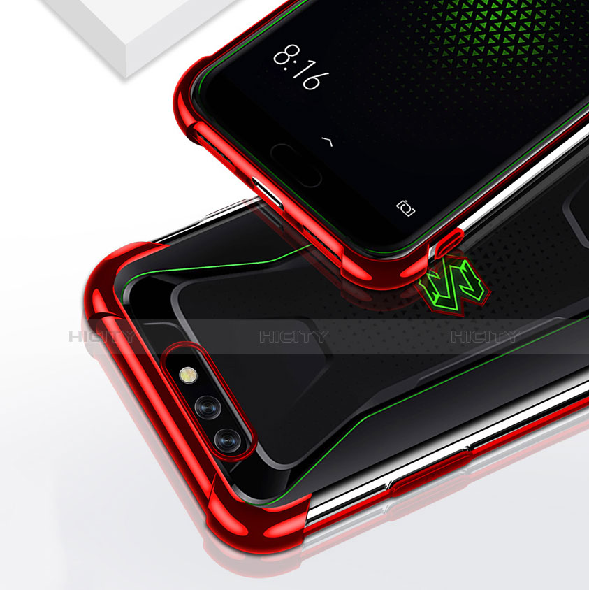 Custodia Silicone Trasparente Ultra Sottile Cover Morbida H01 per Xiaomi Black Shark