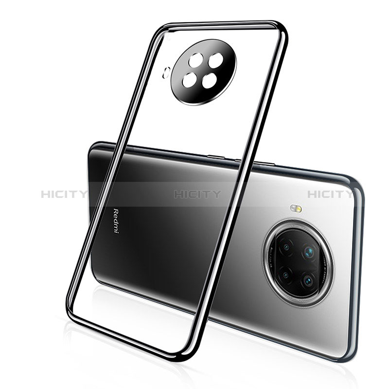 Custodia Silicone Trasparente Ultra Sottile Cover Morbida H01 per Xiaomi Mi 10i 5G Nero