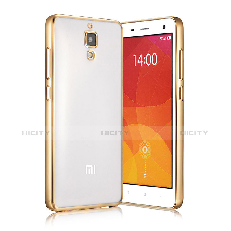 Custodia Silicone Trasparente Ultra Sottile Cover Morbida H01 per Xiaomi Mi 4 LTE