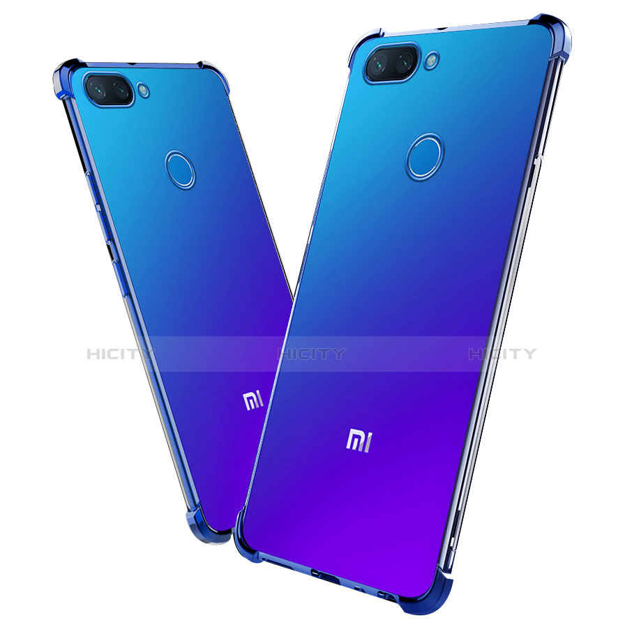 Custodia Silicone Trasparente Ultra Sottile Cover Morbida H01 per Xiaomi Mi 8 Lite