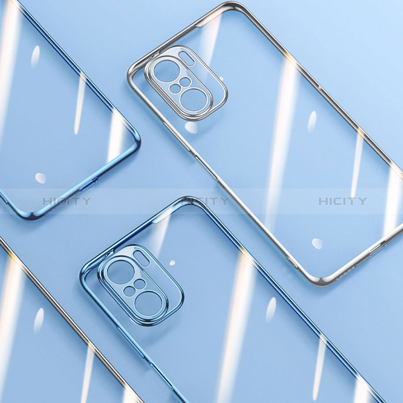 Custodia Silicone Trasparente Ultra Sottile Cover Morbida H01 per Xiaomi Poco F3 5G