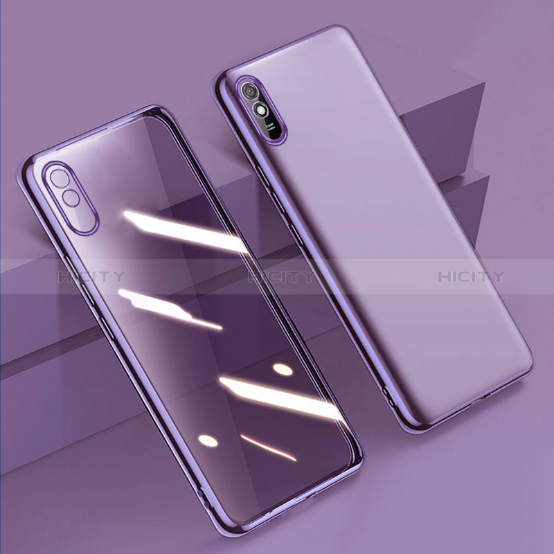 Custodia Silicone Trasparente Ultra Sottile Cover Morbida H01 per Xiaomi Redmi 9i