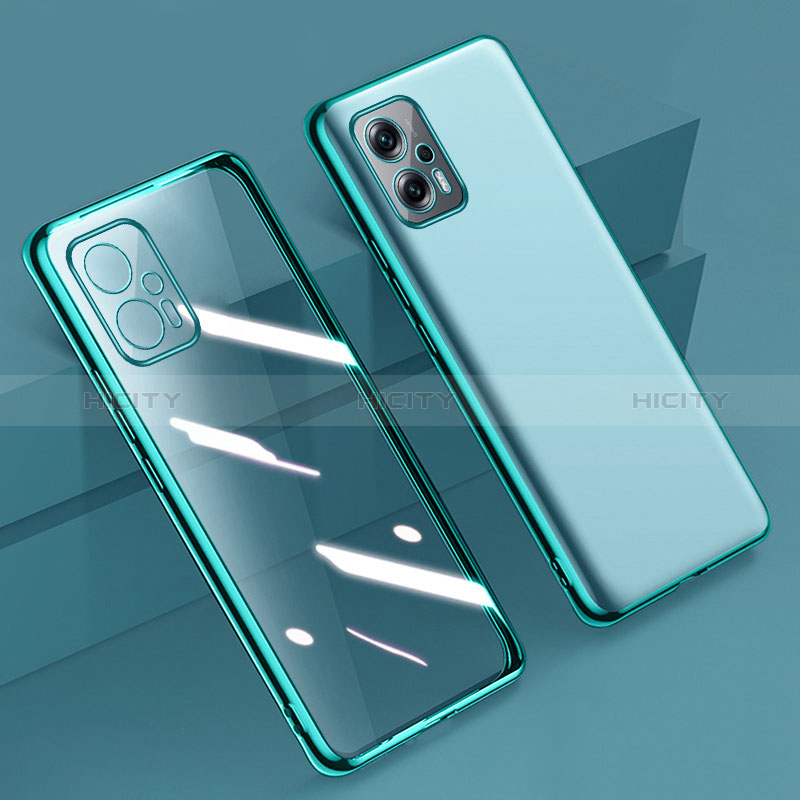 Custodia Silicone Trasparente Ultra Sottile Cover Morbida H01 per Xiaomi Redmi Note 11T Pro 5G