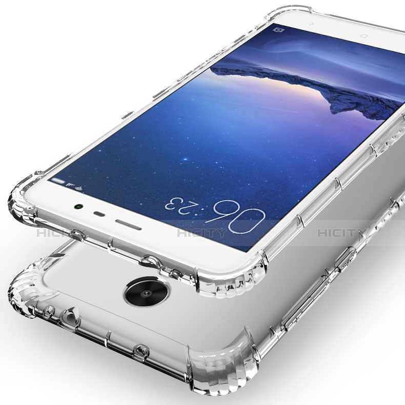 Custodia Silicone Trasparente Ultra Sottile Cover Morbida H01 per Xiaomi Redmi Note 3 MediaTek