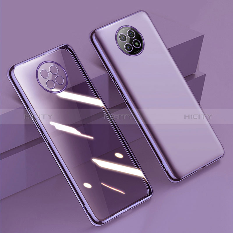 Custodia Silicone Trasparente Ultra Sottile Cover Morbida H01 per Xiaomi Redmi Note 9T 5G