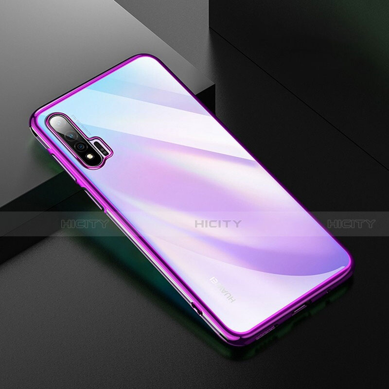 Custodia Silicone Trasparente Ultra Sottile Cover Morbida H02 per Huawei Nova 6 5G