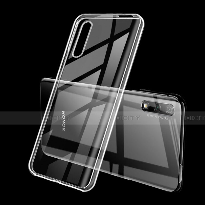 Custodia Silicone Trasparente Ultra Sottile Cover Morbida H02 per Huawei Y9 Prime (2019)