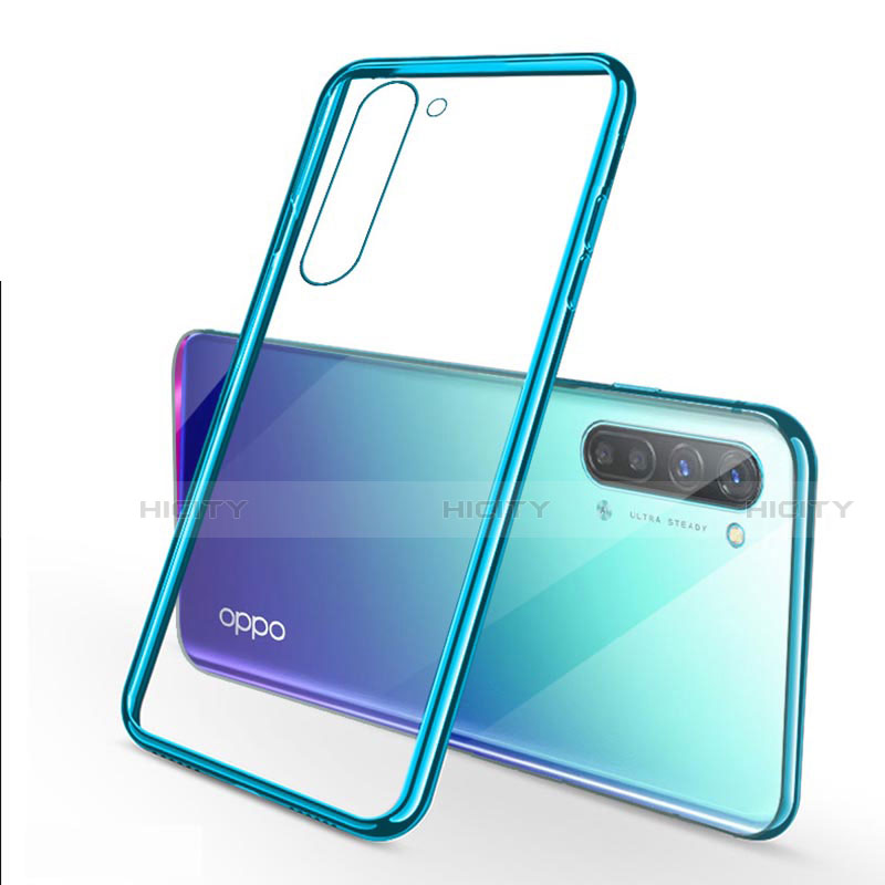 Custodia Silicone Trasparente Ultra Sottile Cover Morbida H02 per Oppo F15