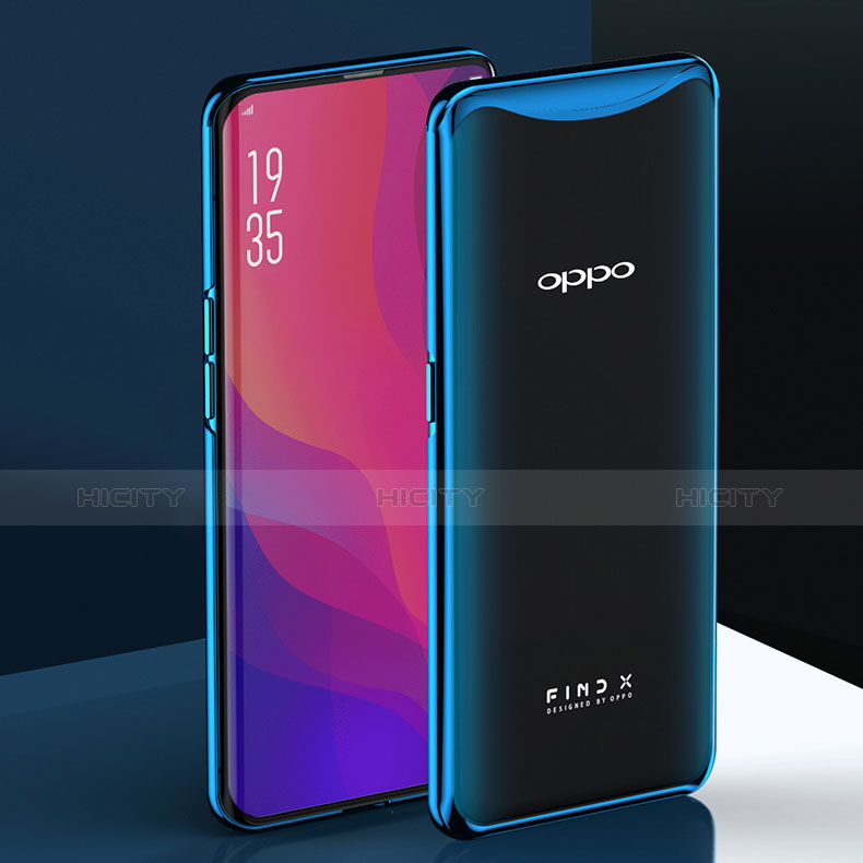 Custodia Silicone Trasparente Ultra Sottile Cover Morbida H02 per Oppo Find X Super Flash Edition