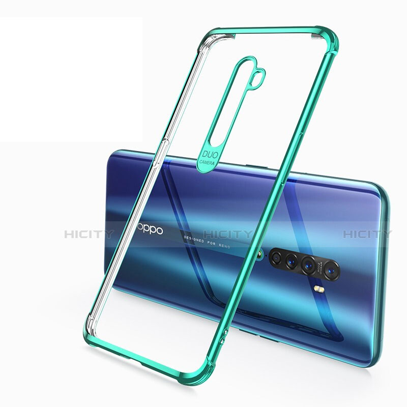 Custodia Silicone Trasparente Ultra Sottile Cover Morbida H02 per Oppo Reno2