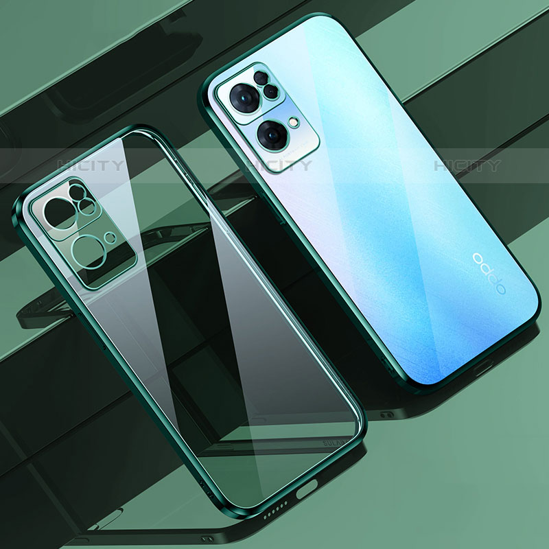 Custodia Silicone Trasparente Ultra Sottile Cover Morbida H02 per Oppo Reno7 Pro 5G