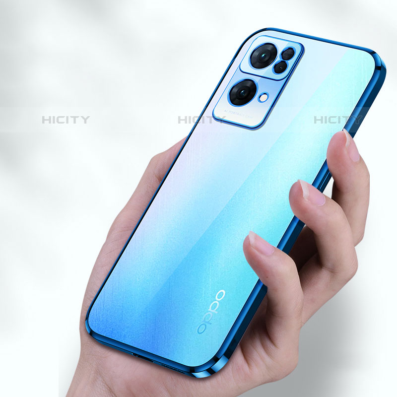 Custodia Silicone Trasparente Ultra Sottile Cover Morbida H02 per Oppo Reno7 Pro 5G