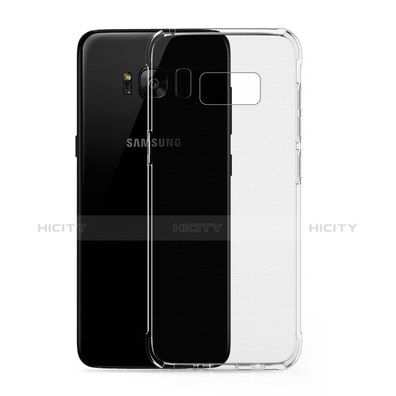 Custodia Silicone Trasparente Ultra Sottile Cover Morbida H02 per Samsung Galaxy S8