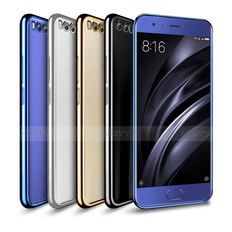 Custodia Silicone Trasparente Ultra Sottile Cover Morbida H02 per Xiaomi Mi 6