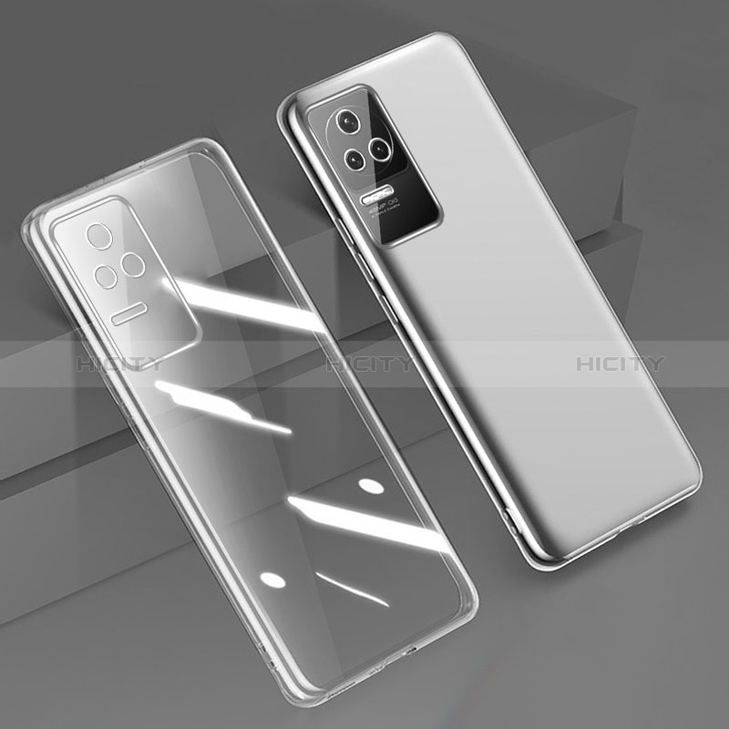 Custodia Silicone Trasparente Ultra Sottile Cover Morbida H02 per Xiaomi Poco F4 5G Chiaro
