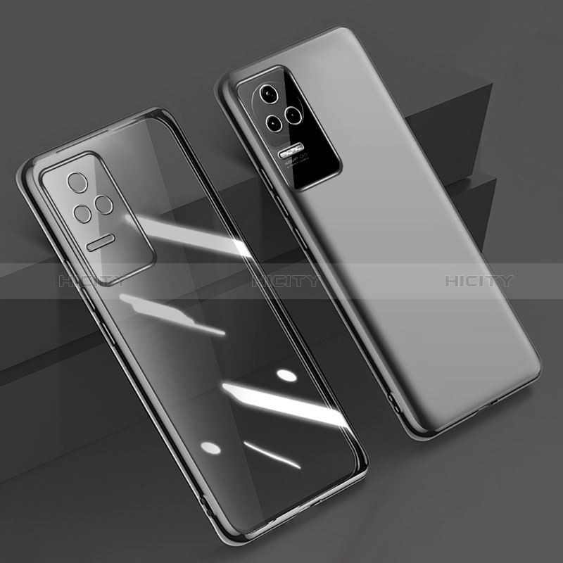 Custodia Silicone Trasparente Ultra Sottile Cover Morbida H02 per Xiaomi Redmi K50 Pro 5G Nero