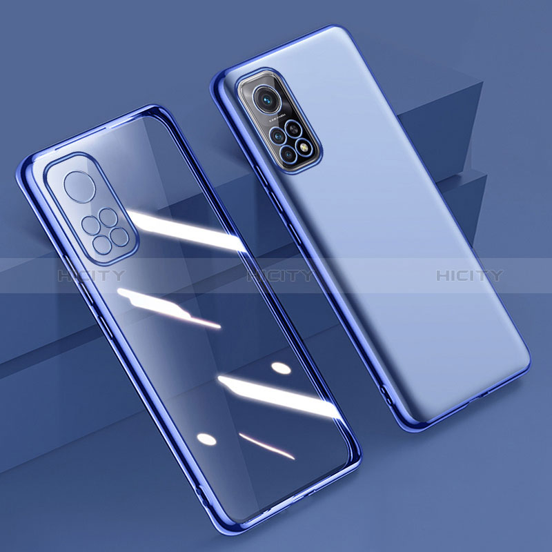 Custodia Silicone Trasparente Ultra Sottile Cover Morbida H02 per Xiaomi Redmi Note 11 4G (2022) Blu