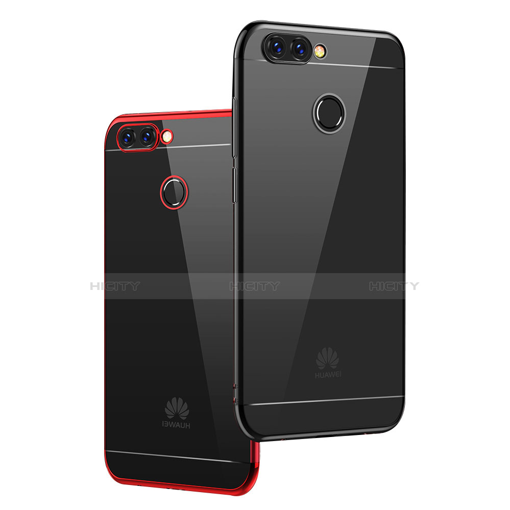 Custodia Silicone Trasparente Ultra Sottile Cover Morbida H03 per Huawei P Smart