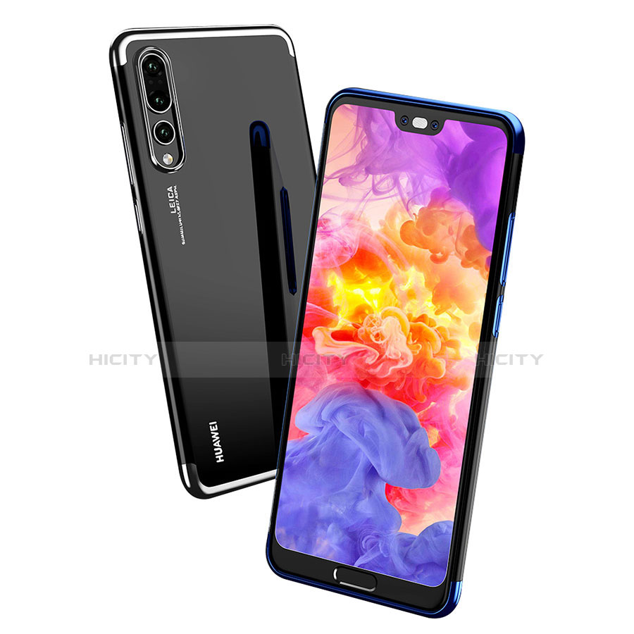 Custodia Silicone Trasparente Ultra Sottile Cover Morbida H03 per Huawei P20 Pro