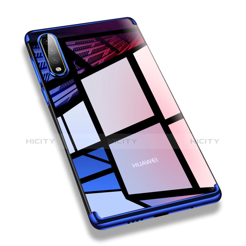 Custodia Silicone Trasparente Ultra Sottile Cover Morbida H03 per Huawei P20 Pro