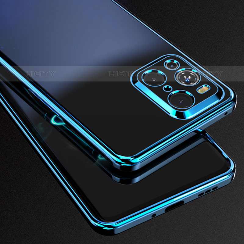 Custodia Silicone Trasparente Ultra Sottile Cover Morbida H03 per Oppo Find X3 Pro 5G