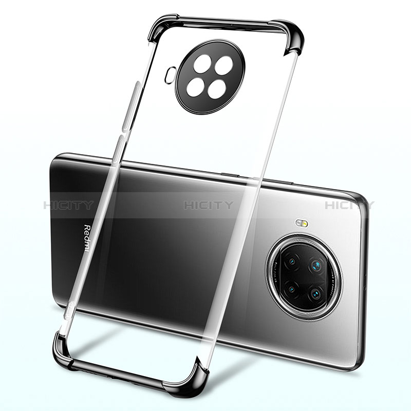 Custodia Silicone Trasparente Ultra Sottile Cover Morbida H03 per Xiaomi Mi 10i 5G Nero
