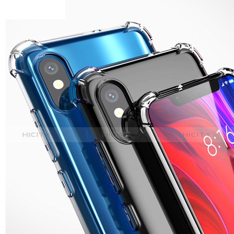 Custodia Silicone Trasparente Ultra Sottile Cover Morbida H03 per Xiaomi Mi 8