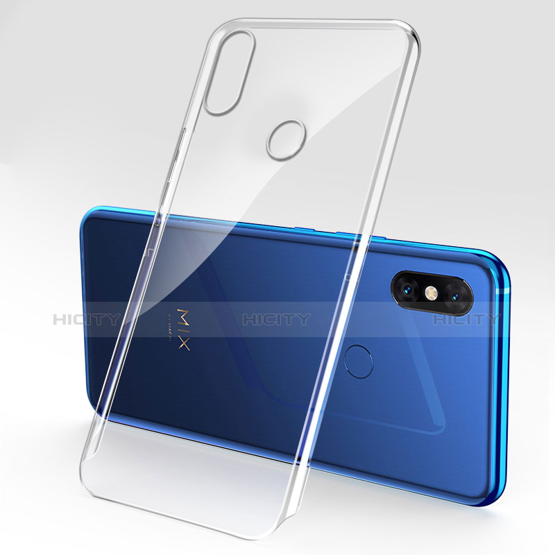 Custodia Silicone Trasparente Ultra Sottile Cover Morbida H03 per Xiaomi Mi Mix 3 Chiaro