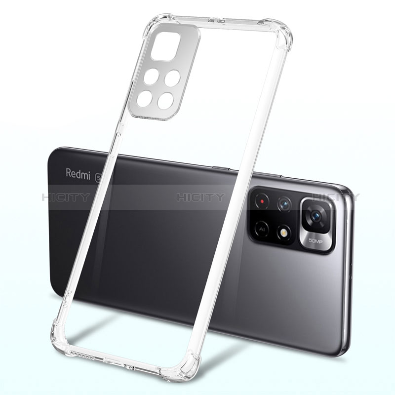 Custodia Silicone Trasparente Ultra Sottile Cover Morbida H03 per Xiaomi Poco M4 Pro 5G