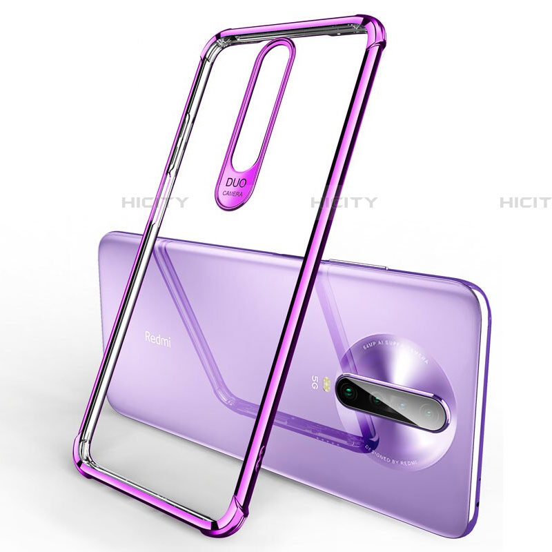 Custodia Silicone Trasparente Ultra Sottile Cover Morbida H03 per Xiaomi Redmi K30 4G