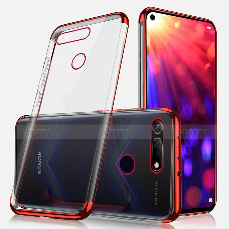 Custodia Silicone Trasparente Ultra Sottile Cover Morbida H04 per Huawei Honor V20