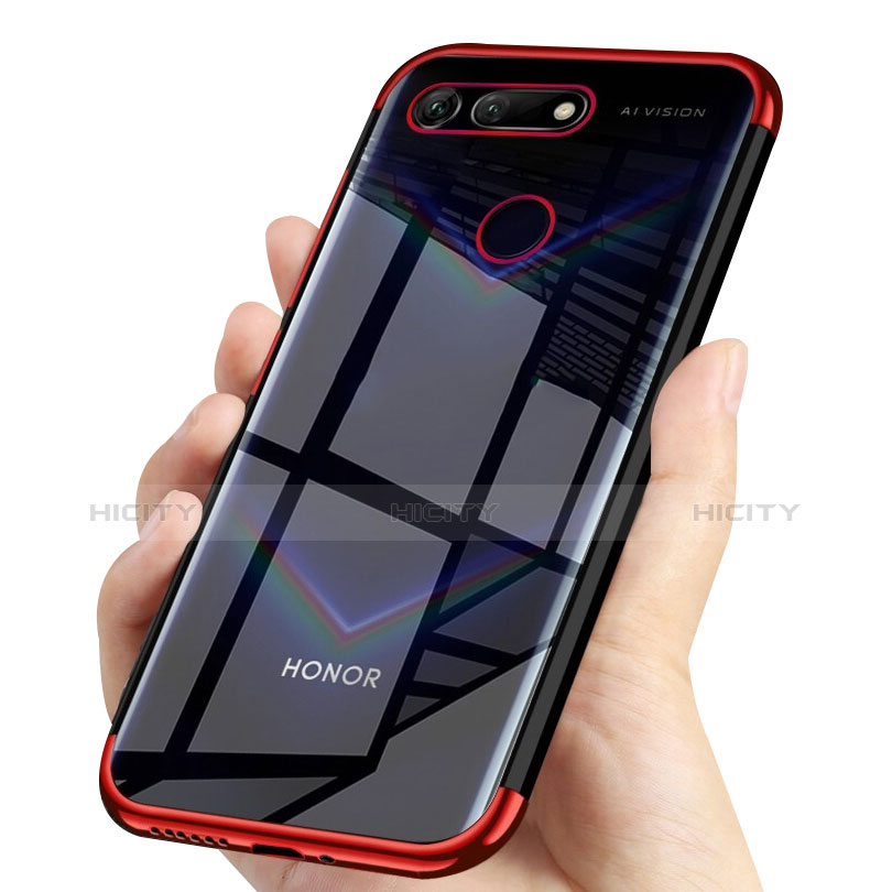 Custodia Silicone Trasparente Ultra Sottile Cover Morbida H04 per Huawei Honor V20